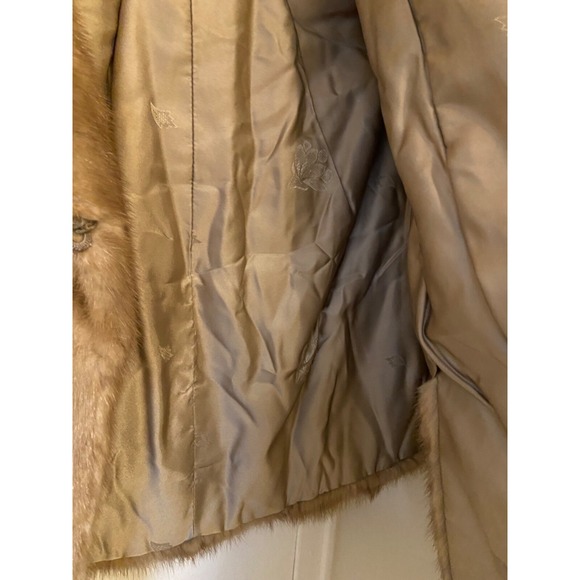 Vintage Macy's Little Shop Women's Fur Coat Jacket Women's Sz S/M - Picture 5 of 14